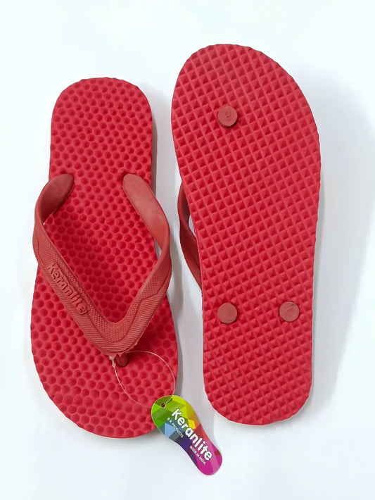 Mens Acupressure Flip Flops Hawai Chappal Combo Pack of 3 Black Blue Red Soft Foot Massage Slippers for Daily Use Pain Relief