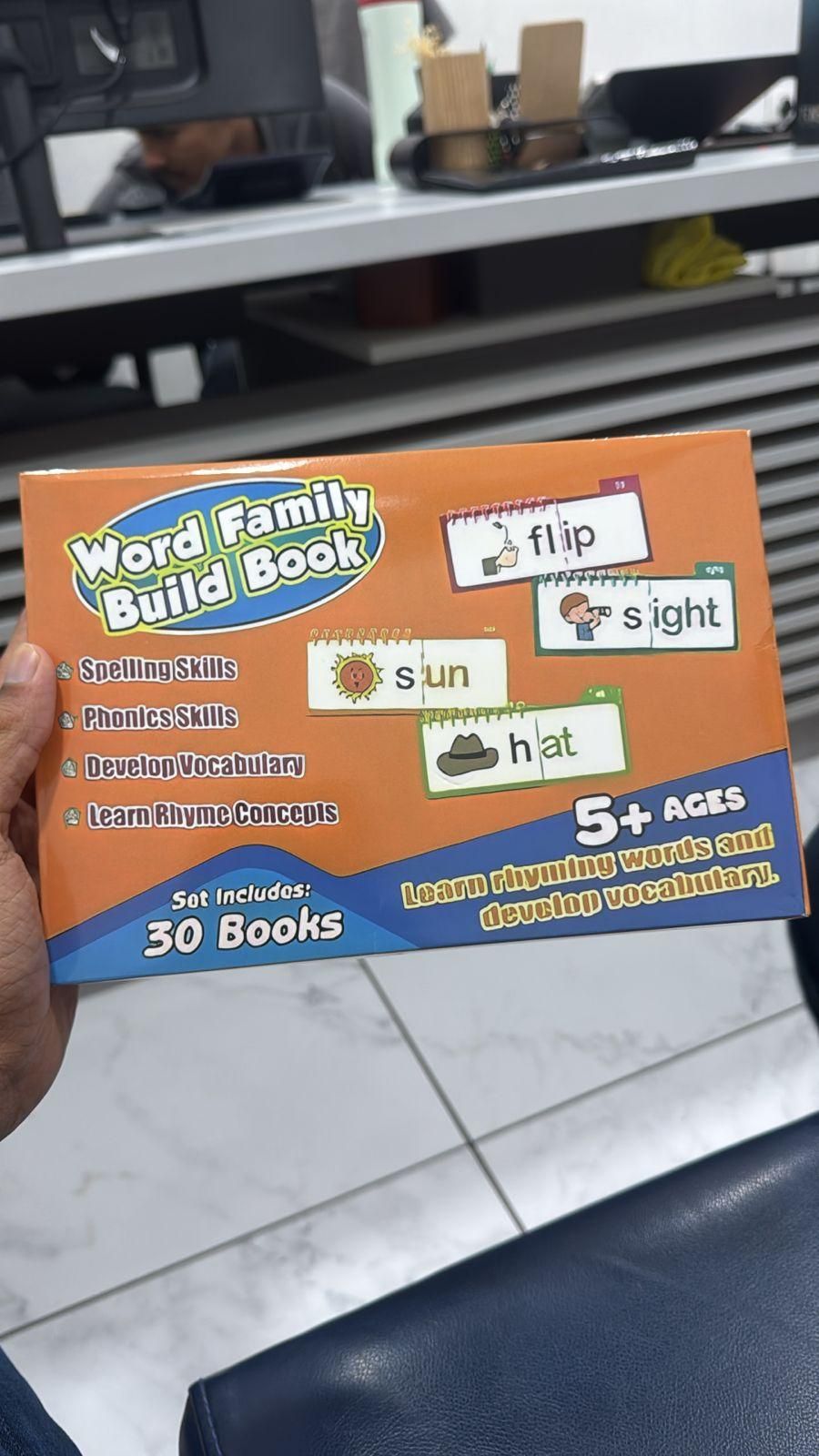 Words & Images Reading Flip Book Early Educational Interactive