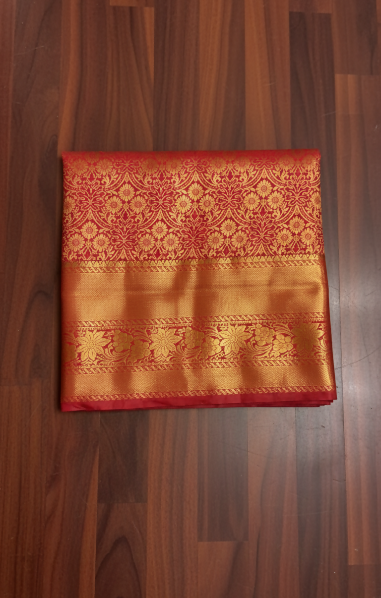 Dharmavaram Self Semi-Kanchi Model Saree