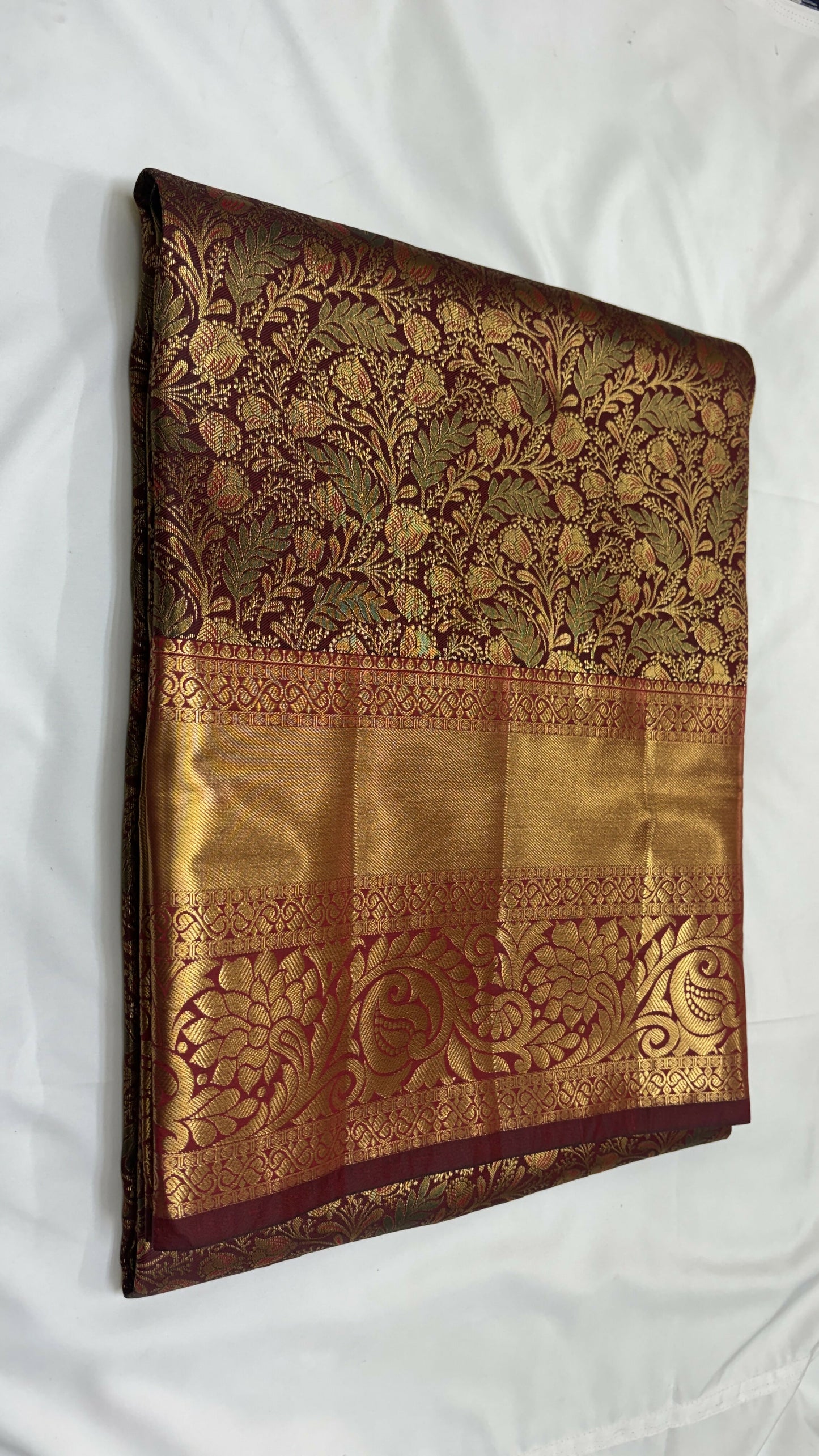 Dharmavaram Self Semi-Kanchi Model Saree