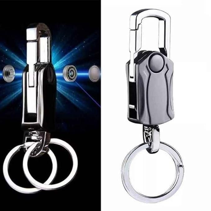 4 in 1 Keychain Spinner Multi-Function Tool Waist Double Ring Keychain Gift