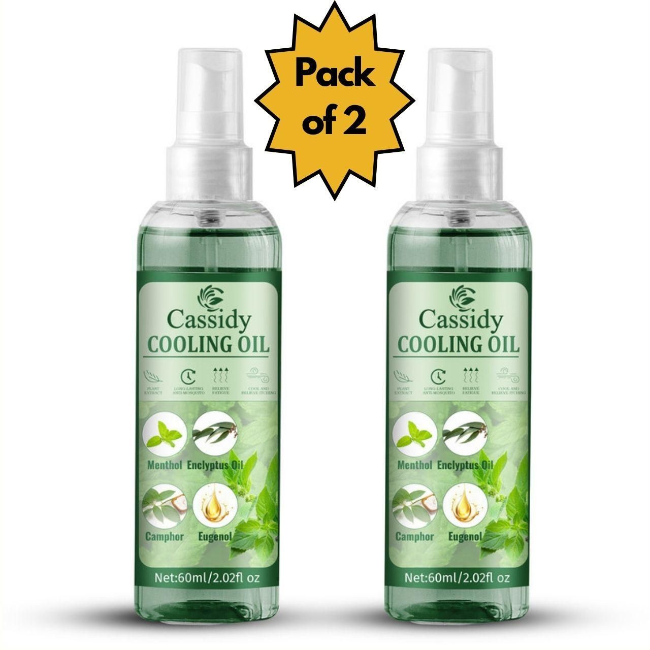 CASSIDY Cooling Oil 60ml (Pack of 2)