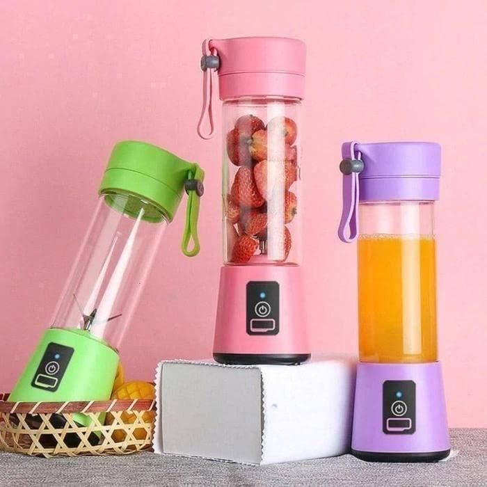 Portable Electric 6-Blade USB Juice Maker (380 ml)