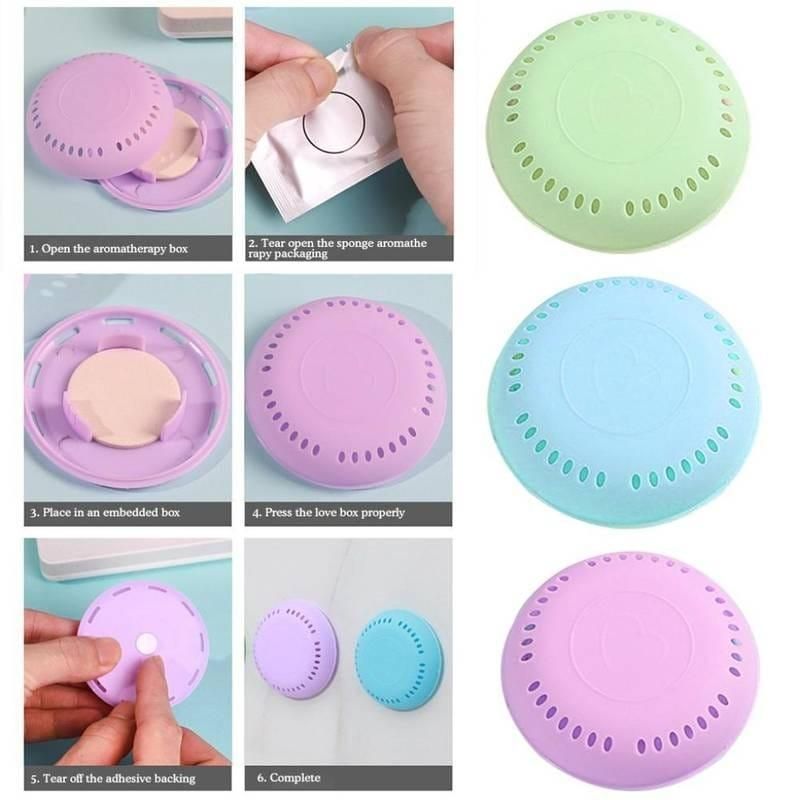 Portable Scent Air Freshener Case (Pack of 2)