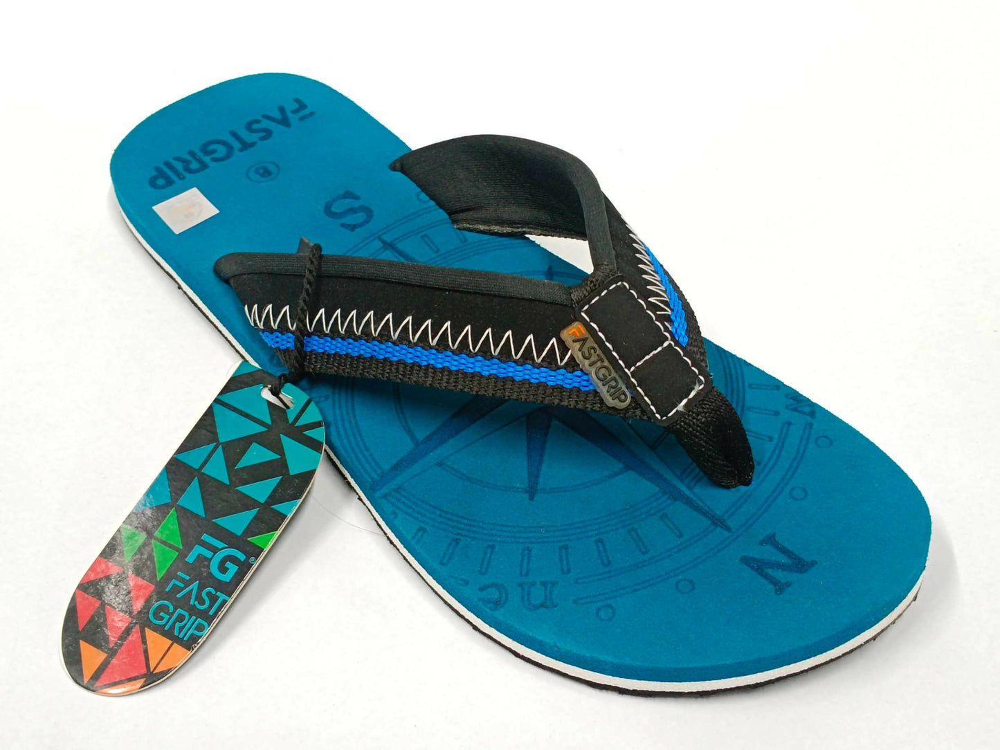 253 BlackAND RED Mens Designer Sandals - Size 7x10 Durable Stylish