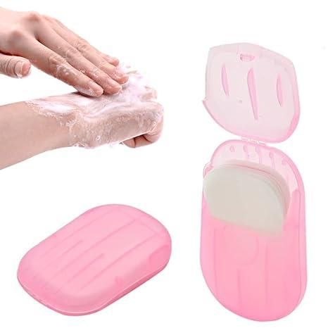 3 Pcs Portable Disposable Mini Scented Paper Soap