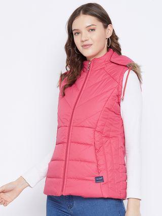 Women's Winter Wear Solid Parka Jacket