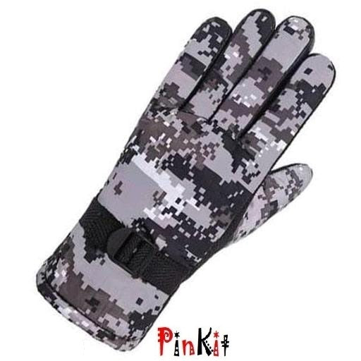 Men's Winter Warm Army Printed Gloves