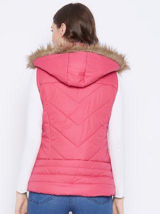 Women's Winter Wear Solid Parka Jacket