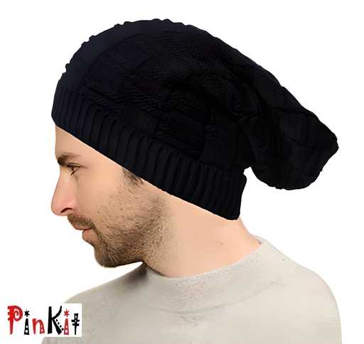 Unisex Stylish Winter Woolen Beanie Cap