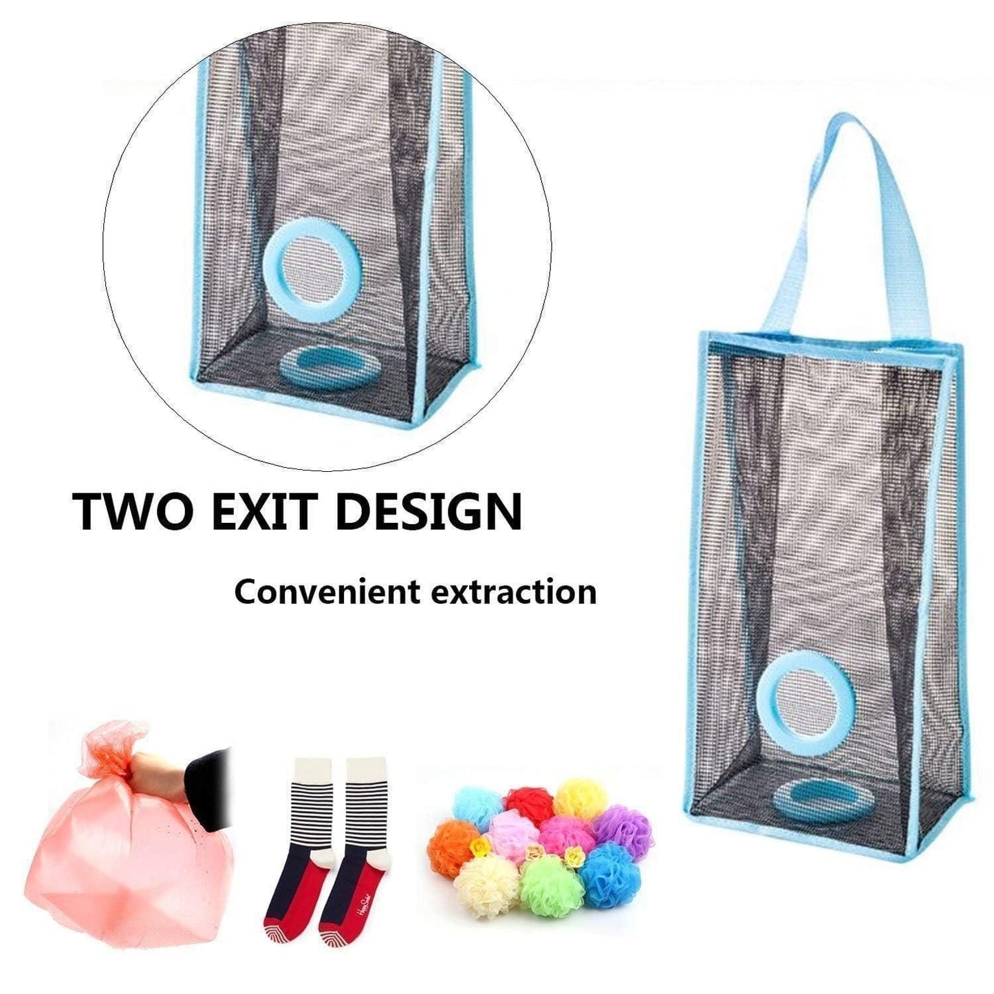 Trash Bags Organizer Plastic Bag Holder