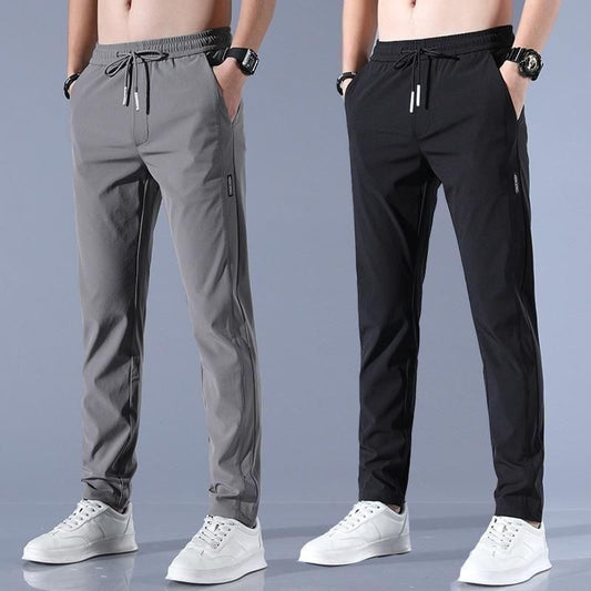 Combo of Men's NS Lycra Track Pants (Pack  of 4) (Black - 2 , Gray - 2)