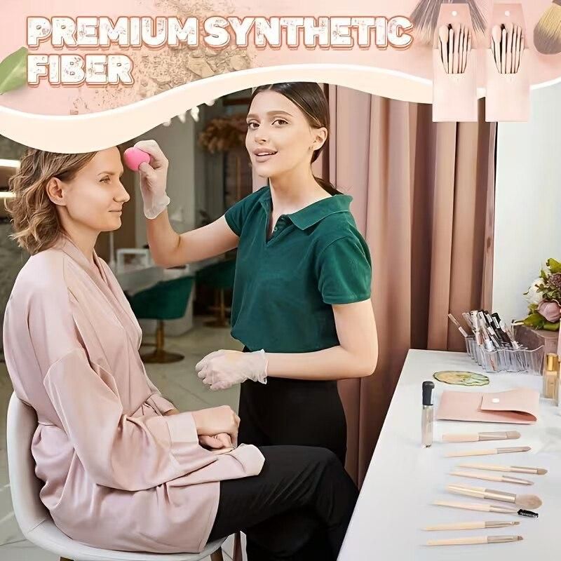 Mini 8 Pcs Makeup Brush Set