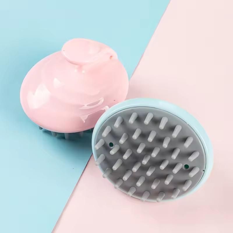 1pc Japanese-Style Non-Printing Scalp Massager - Lightweight Silicone Brush for Scalp Stimulation & Hair Care