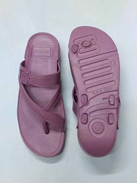 Womens Superx 110 Maroon – Stylish & Comfort Walking  Pink sandels