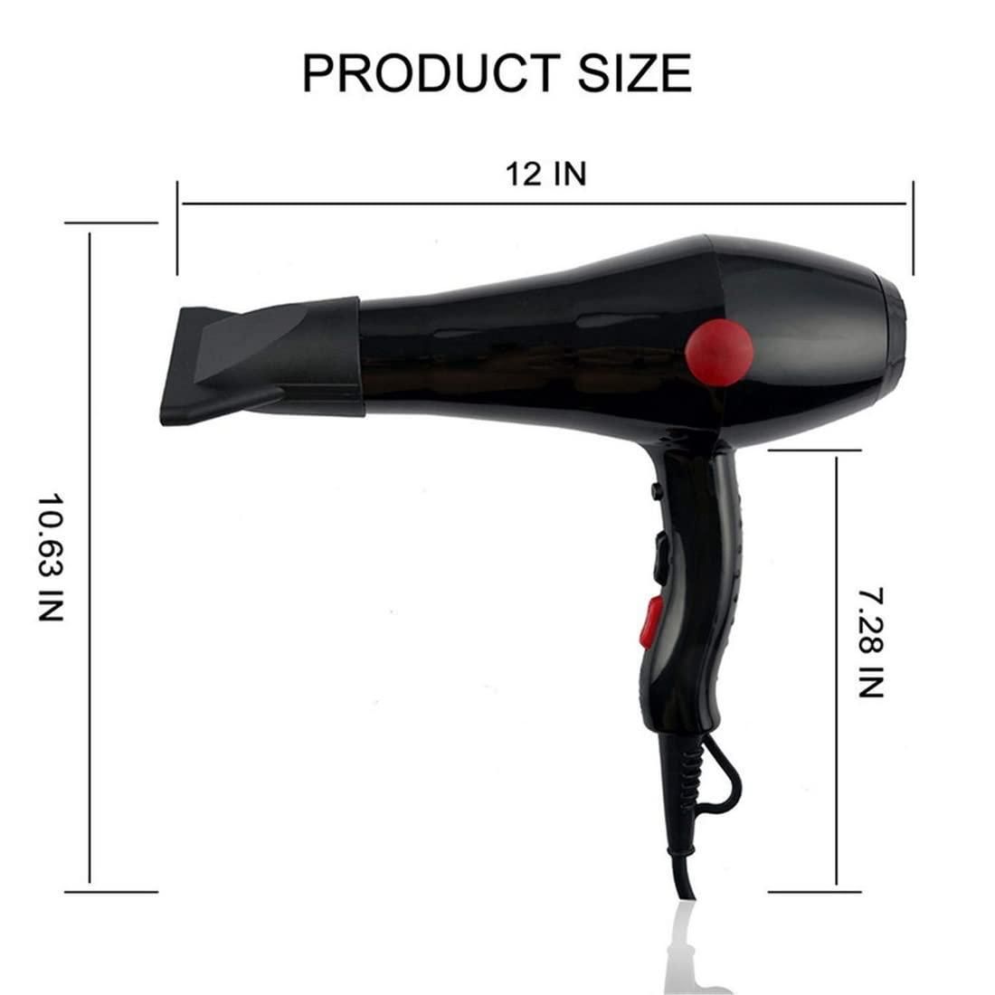 Hot and Cold Hair Dryer With Temperature Setting