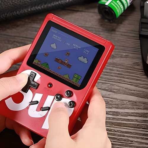 400-in-1 Portable Retro Game Console with LED Screen & USB Rechargeable