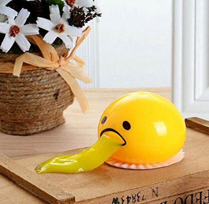 Squishy Vomitive Egg Yolk Anti Stress Reliever