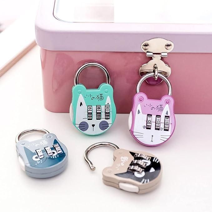 Mini Luggage Lock Anti-theft Travel Bag Digit Code Lock Gym Locker