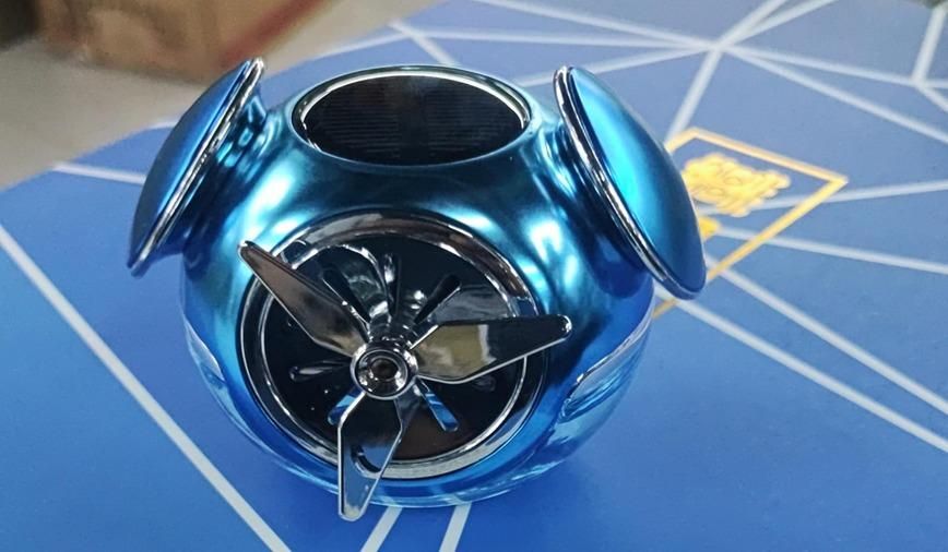 Solar-Powered Car Perfume with Auto Fan