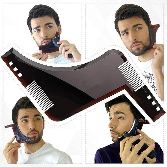 Beard Shaper Tool With Comb For Men