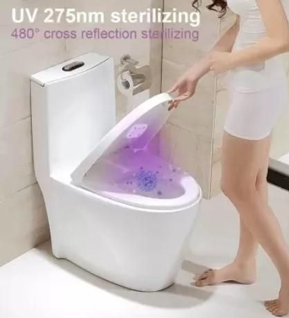 Toilet Sterilizer Rechargeable UV Light (Multicolor)