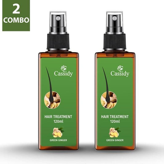 CASSIDY Green Ginger Hair Treatment Oil, 120ml, (Pack of 2)