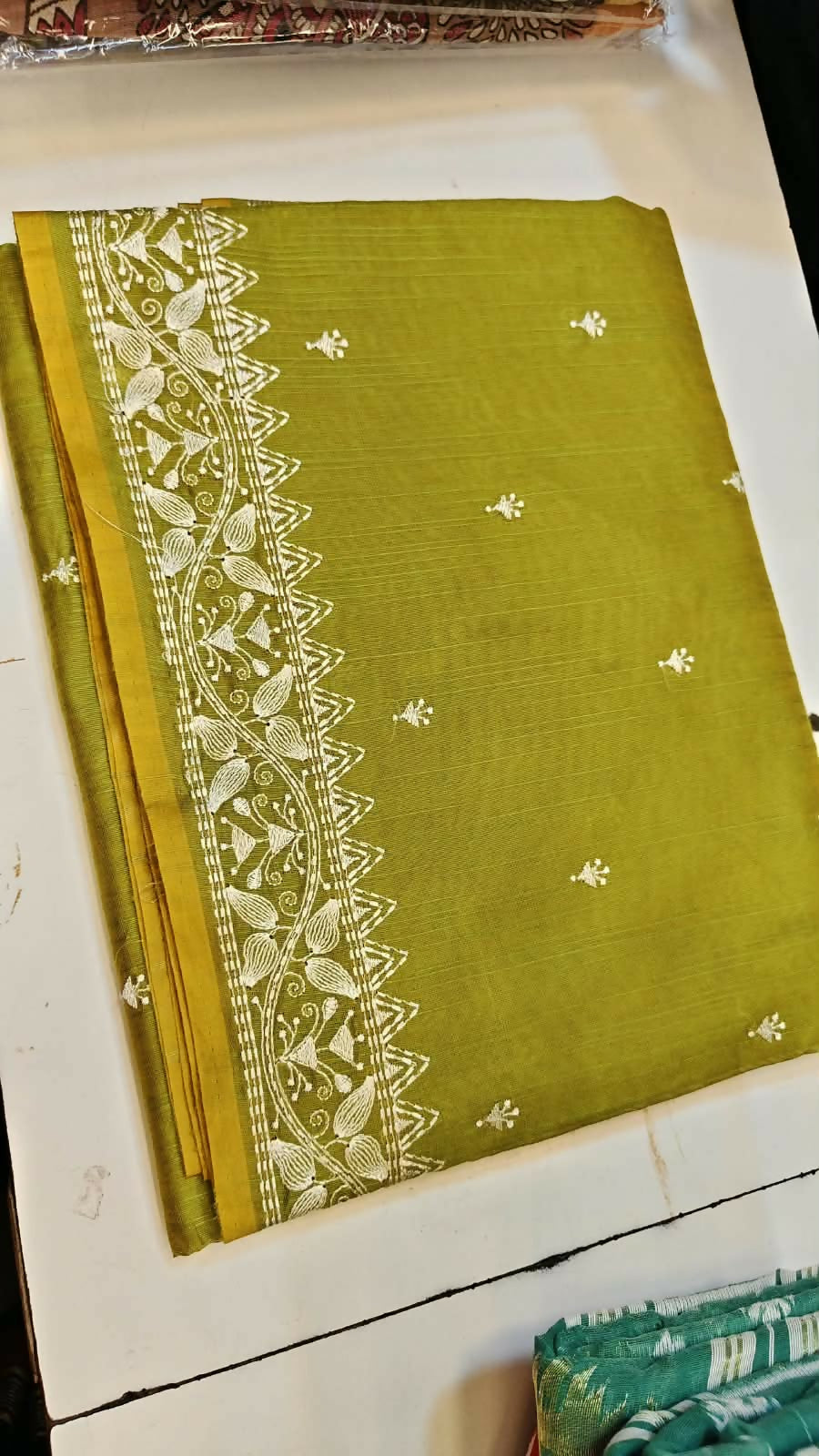 Dual Tone Chanderi Tissue Saree