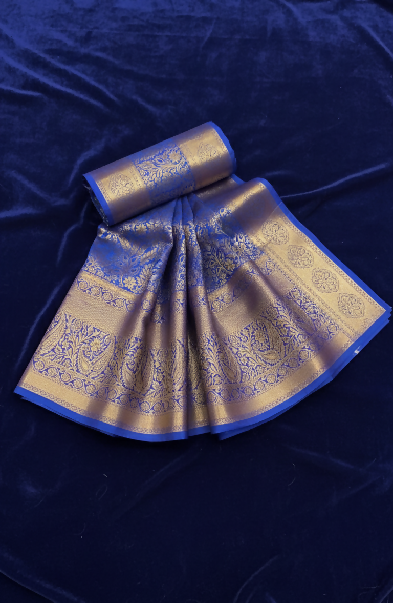 Dharmavaram Self Semi-Kanchi Model Saree