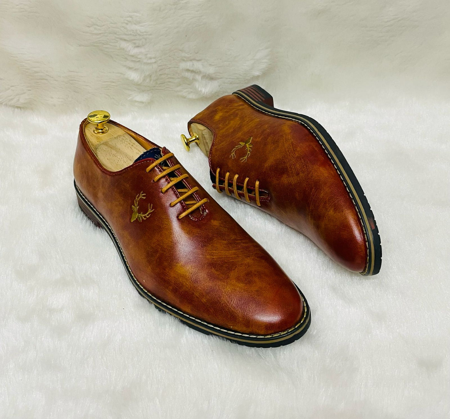 Premium Formal Shoes - Elegant Tan Collection