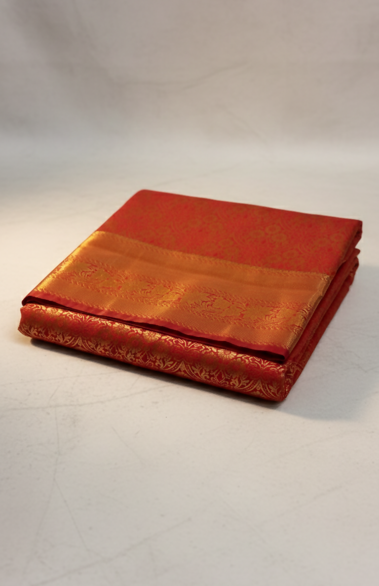 Dharmavaram Self Semi-Kanchi Model Saree