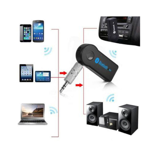 v3.0 Car Bluetooth Device with 3.5mm Connector (Black)