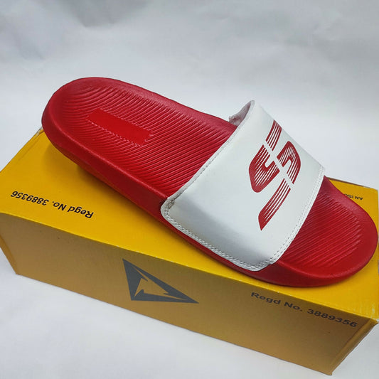 SLD-01 White and Red Drive EVA Premium Sliders